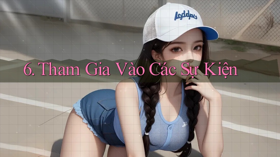6. Tham Gia Vào Các Sự Kiện 6. Tham Gia Vào Các Sự Kiện