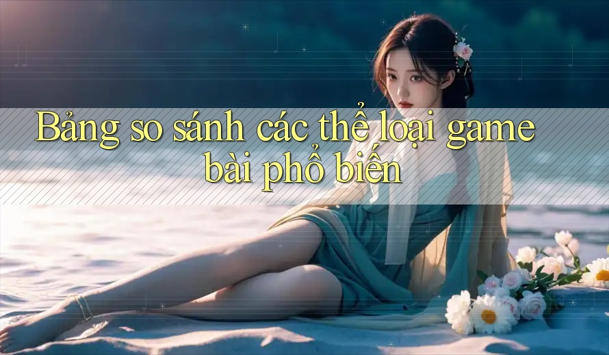 Bảng so sánh các thể loại game bài phổ biến Bảng so sánh các thể loại game bài phổ biến