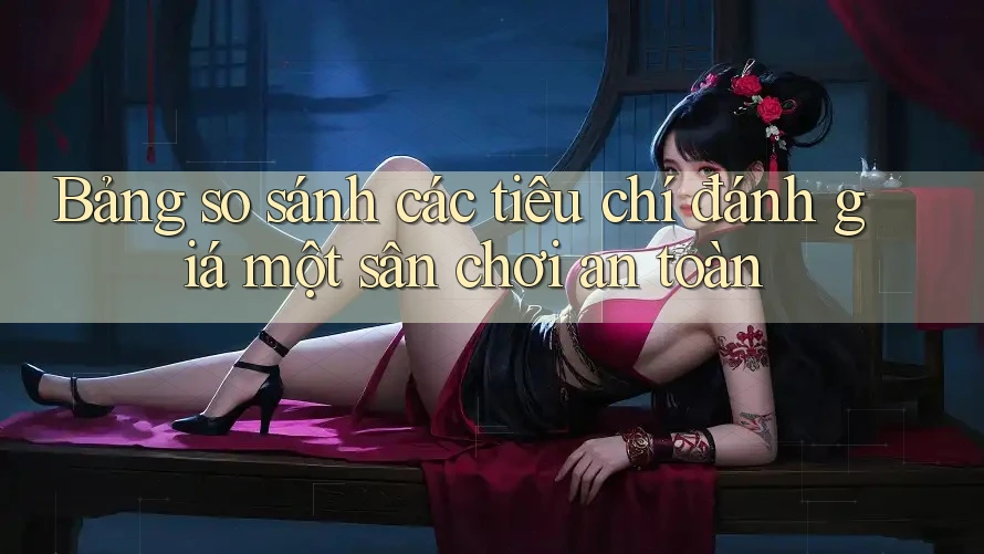 Bảng so sánh các tiêu chí đánh giá một sân chơi an toàn Bảng so sánh các tiêu chí đánh giá một sân chơi an toàn