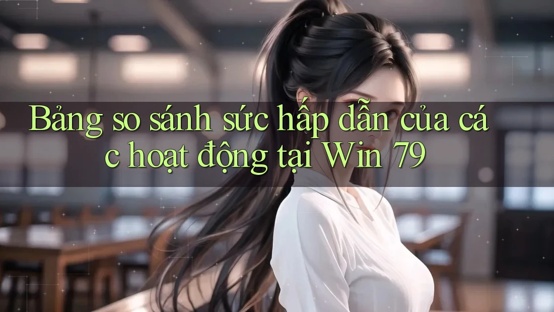 Bảng so sánh sức hấp dẫn của các hoạt động tại Win 79 Bảng so sánh sức hấp dẫn của các hoạt động tại Win 79
