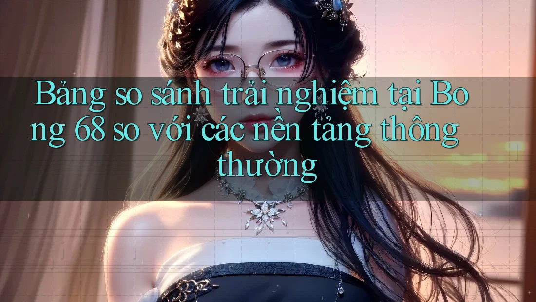 Bảng so sánh trải nghiệm tại Bong 68 so với các nền tảng thông thường Bảng so sánh trải nghiệm tại Bong 68 so với các nền tảng thông thường