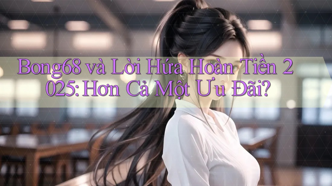 Bong68 và Lời Hứa Hoàn Tiền 2025: Hơn Cả Một Ưu Đãi? Bong68 và Lời Hứa Hoàn Tiền 2025: Hơn Cả Một Ưu Đãi?