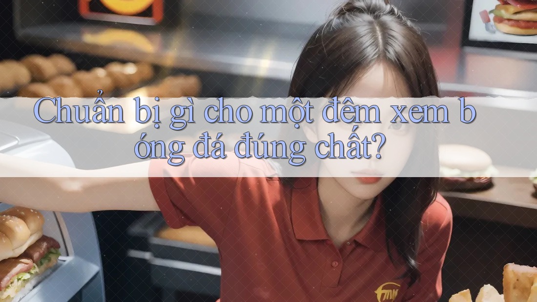 Chuẩn bị gì cho một đêm xem bóng đá đúng chất? Chuẩn bị gì cho một đêm xem bóng đá đúng chất?