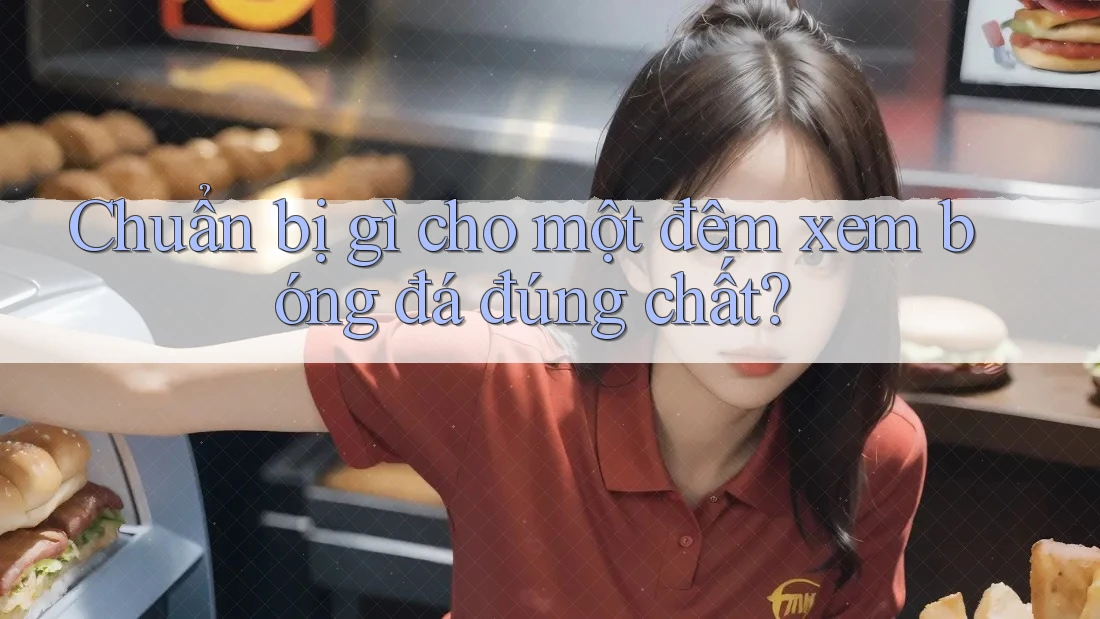 Chuẩn bị gì cho một đêm xem bóng đá đúng chất? Chuẩn bị gì cho một đêm xem bóng đá đúng chất?