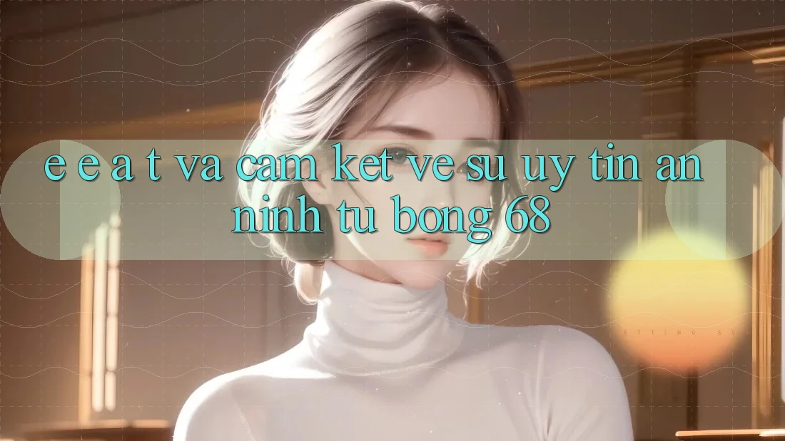 E-E-A-T và Cam Kết Về Sự Uy Tín, An ninh Từ bong 68 E-E-A-T và Cam Kết Về Sự Uy Tín, An ninh Từ bong 68