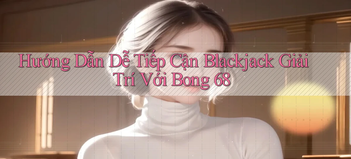 hướng dẫn dễ tiếp cận blackjack giải trí với bong 68