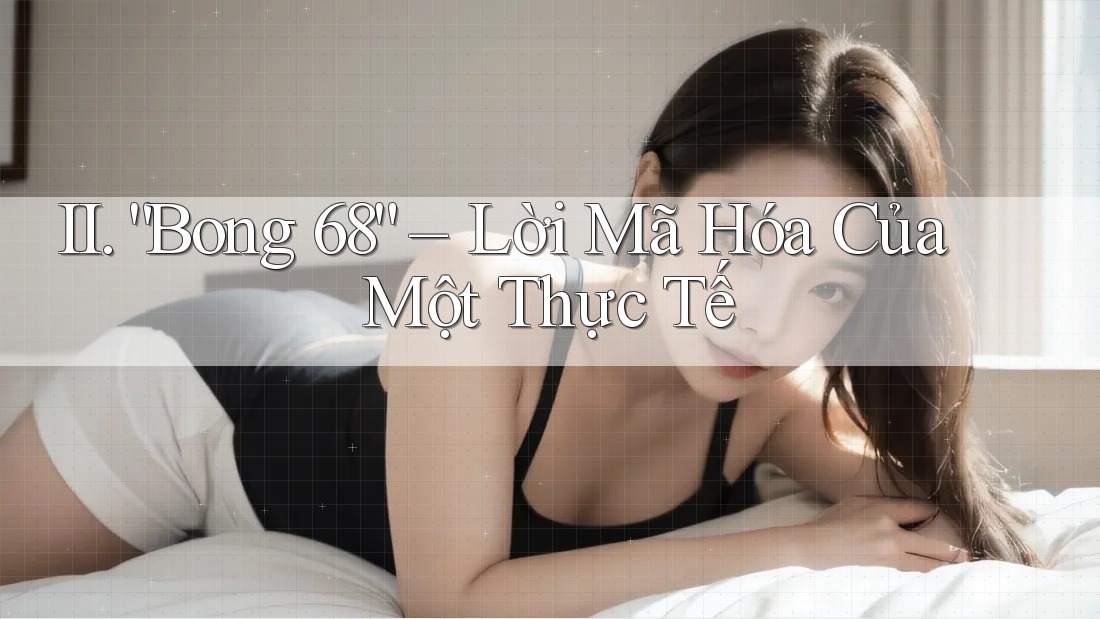 II. “Bong 68” – Lời Mã Hóa Của Một Thực Tế II. “Bong 68” – Lời Mã Hóa Của Một Thực Tế