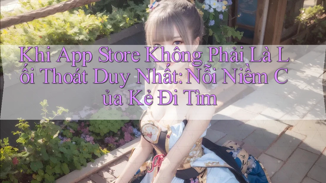 Khi App Store Không Phải Là Lối Thoát Duy Nhất: Nỗi Niềm Của Kẻ Đi Tìm Khi App Store Không Phải Là Lối Thoát Duy Nhất: Nỗi Niềm Của Kẻ Đi Tìm