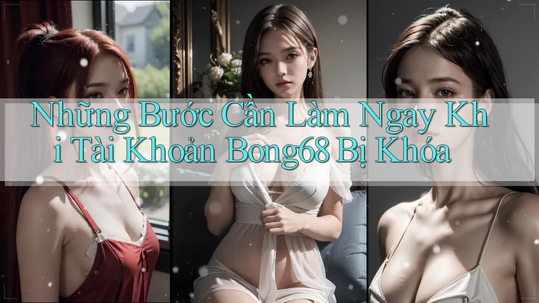 Những Bước Cần Làm Ngay Khi Tài Khoản Bong68 Bị Khóa Những Bước Cần Làm Ngay Khi Tài Khoản Bong68 Bị Khóa