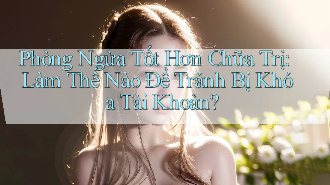 Phòng Ngừa Tốt Hơn Chữa Trị: Làm Thế Nào Để Tránh Bị Khóa Tài Khoản? Phòng Ngừa Tốt Hơn Chữa Trị: Làm Thế Nào Để Tránh Bị Khóa Tài Khoản?
