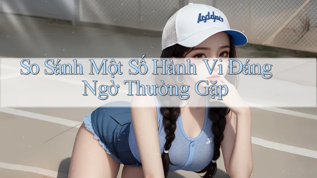So Sánh Một Số Hành Vi Đáng Ngờ Thường Gặp So Sánh Một Số Hành Vi Đáng Ngờ Thường Gặp