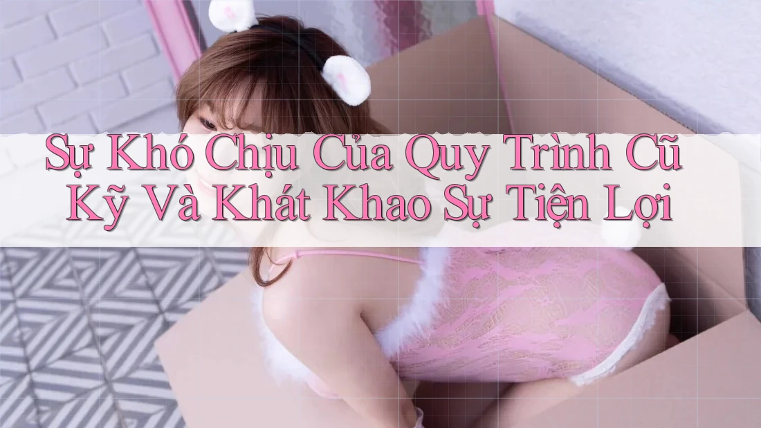 Sự Khó Chịu Của Quy Trình Cũ Kỹ Và Khát Khao Sự Tiện Lợi Sự Khó Chịu Của Quy Trình Cũ Kỹ Và Khát Khao Sự Tiện Lợi