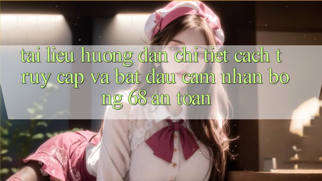 Tài liệu hướng dẫn Chi Tiết Cách Truy Cập Và Bắt Đầu Cảm nhận bong 68 An Toàn Tài liệu hướng dẫn Chi Tiết Cách Truy Cập Và Bắt Đầu Cảm nhận bong 68 An Toàn