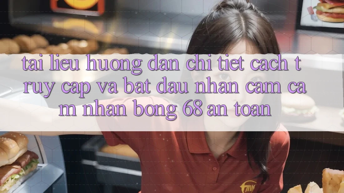 Tài liệu hướng dẫn Chi Tiết Cách Truy Cập Và Bắt Đầu Nhận cảm cảm nhận bong 68 An Toàn Tài liệu hướng dẫn Chi Tiết Cách Truy Cập Và Bắt Đầu Nhận cảm cảm nhận bong 68 An Toàn