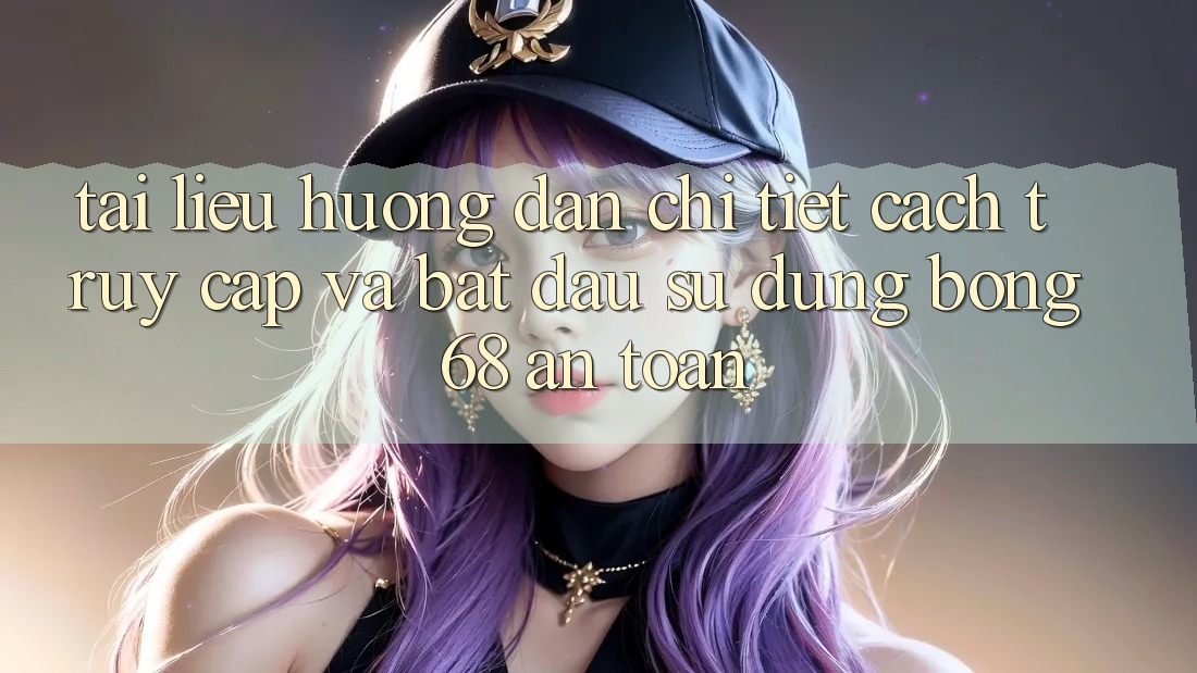 Tài liệu hướng dẫn Chi Tiết Cách Truy Cập Và Bắt Đầu Sử dụng bong 68 An Toàn Tài liệu hướng dẫn Chi Tiết Cách Truy Cập Và Bắt Đầu Sử dụng bong 68 An Toàn