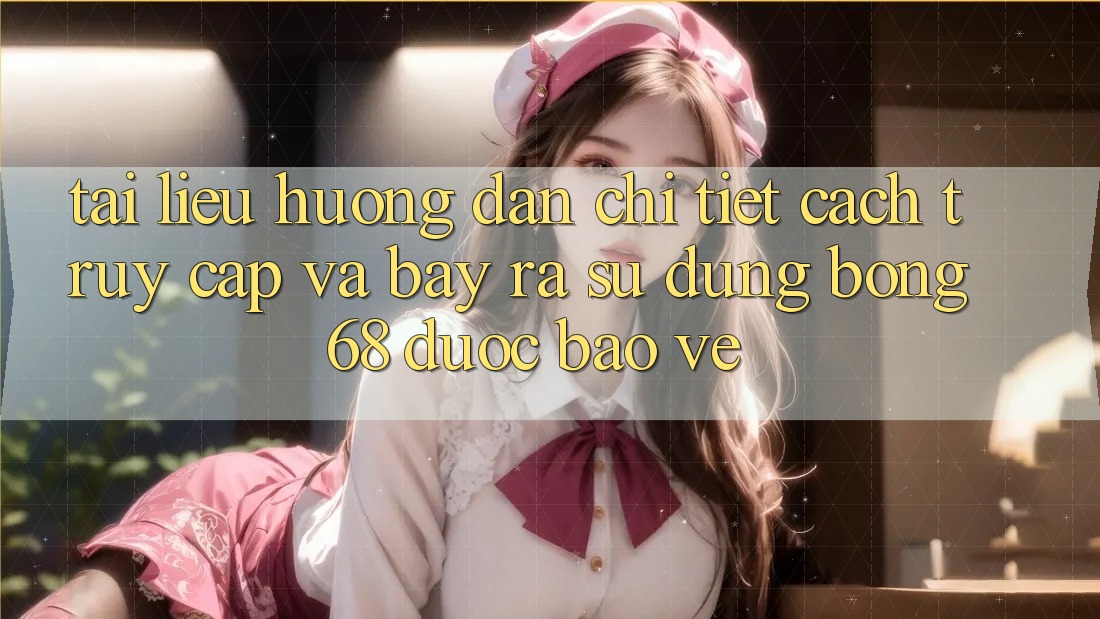 Tài liệu hướng dẫn Chi Tiết Cách Truy Cập Và Bày ra Sử dụng bong 68 Được bảo vệ Tài liệu hướng dẫn Chi Tiết Cách Truy Cập Và Bày ra Sử dụng bong 68 Được bảo vệ