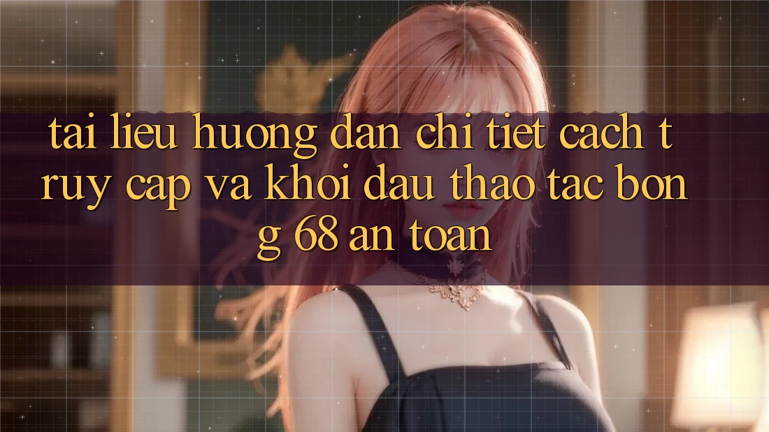 Tài liệu hướng dẫn Chi Tiết Cách Truy Cập Và Khởi đầu Thao tác bong 68 An Toàn Tài liệu hướng dẫn Chi Tiết Cách Truy Cập Và Khởi đầu Thao tác bong 68 An Toàn