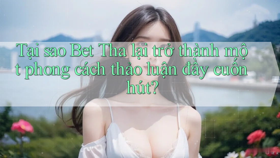 Tại sao Bet Tha lại trở thành một phong cách thảo luận đầy cuốn hút? Tại sao Bet Tha lại trở thành một phong cách thảo luận đầy cuốn hút?