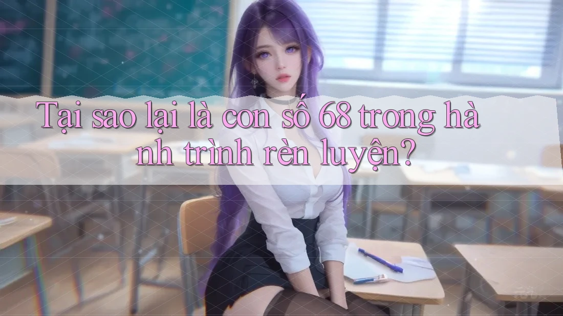 Tại sao lại là con số 68 trong hành trình rèn luyện?