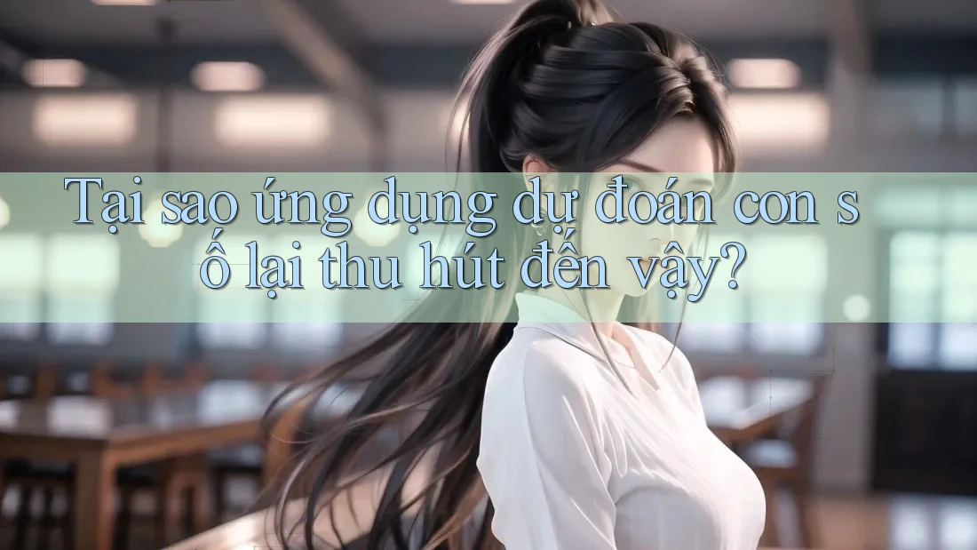 Tại sao ứng dụng dự đoán con số lại thu hút đến vậy? Tại sao ứng dụng dự đoán con số lại thu hút đến vậy?