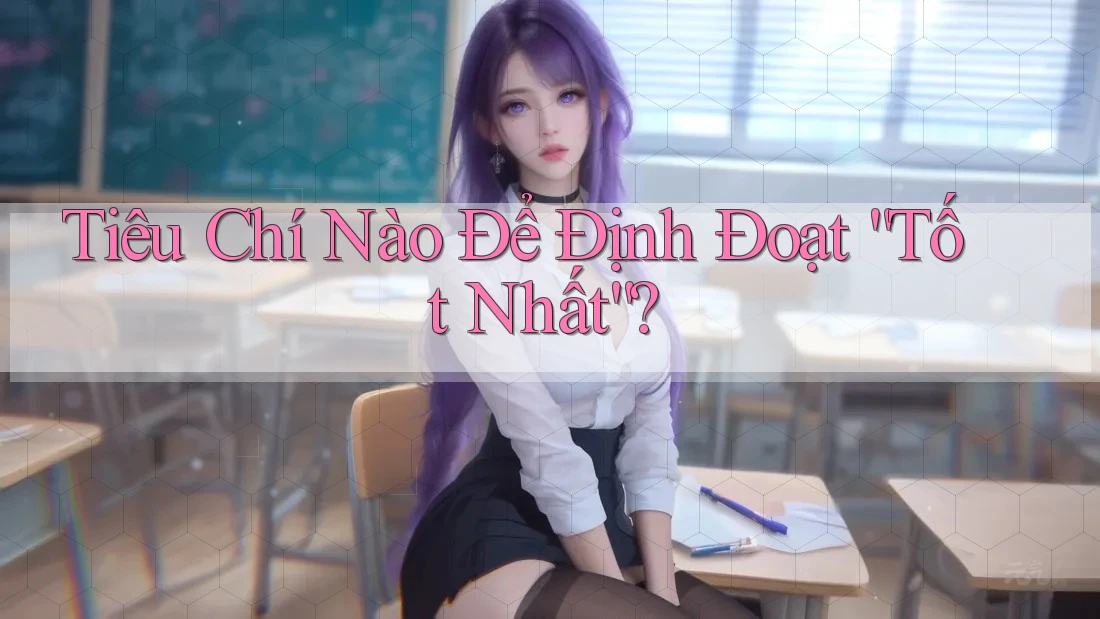Tiêu Chí Nào Để Định Đoạt “Tốt Nhất”? Tiêu Chí Nào Để Định Đoạt “Tốt Nhất”?