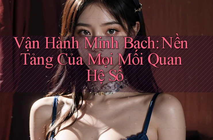 Vận Hành Minh Bạch: Nền Tảng Của Mọi Mối Quan Hệ Số Vận Hành Minh Bạch: Nền Tảng Của Mọi Mối Quan Hệ Số